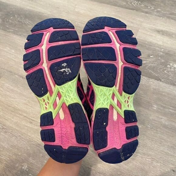 Asics Kayano Blue Shoe Sneaker Women 8 - Picture 5 of 9